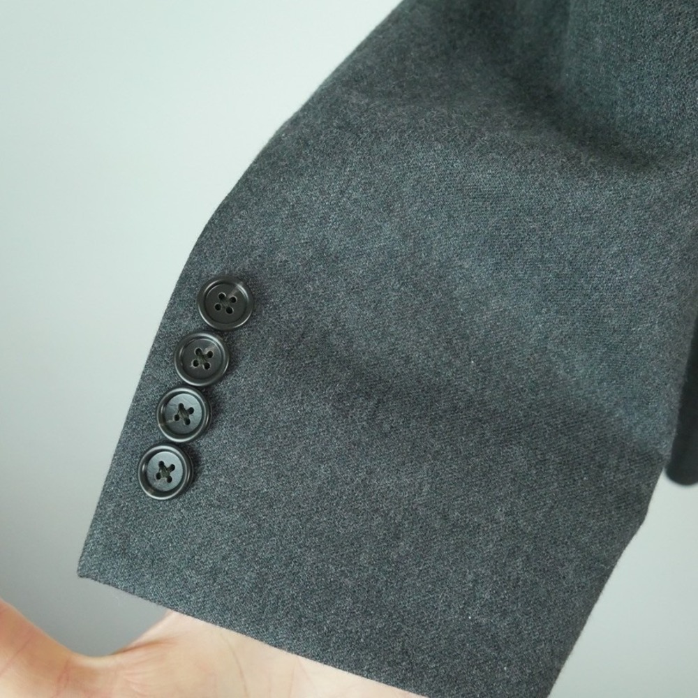 J.Crew Ludlow Slim Suit 40R 33x30 Moon British Cloth Unstructured Grey Wool Blnd - Picture 10 of 16